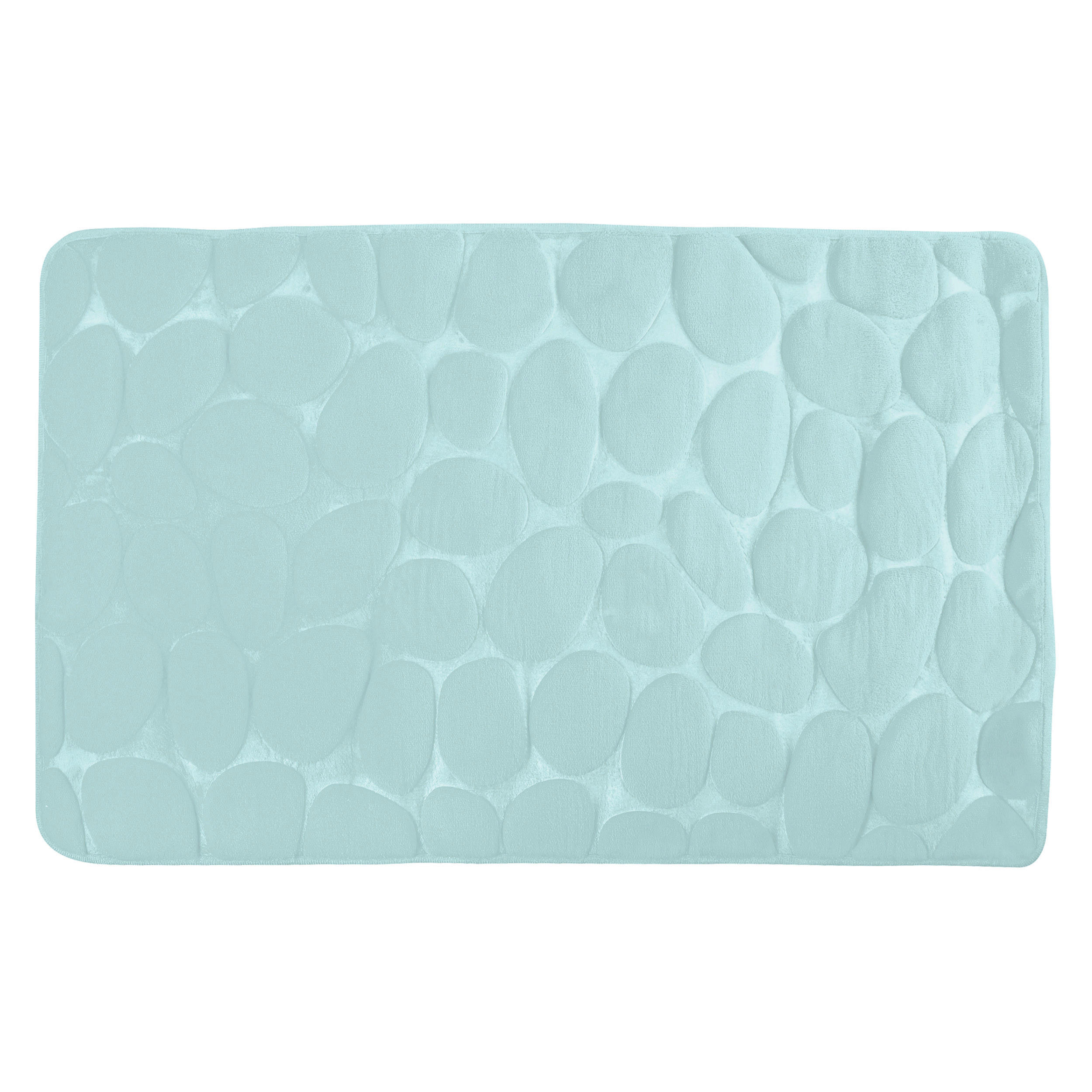 BADEMATTE Pastellgrün 50/80 cm  - Pastellgrün, Basics, Textil (50/80cm) - MSV