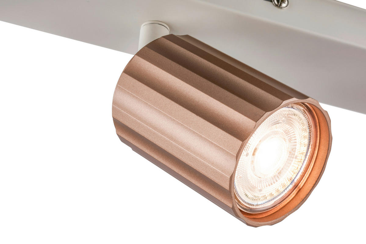 STRAHLER 32,5/8,5/8,5 cm   - Hellgrau/Cappuccino, Design, Kunststoff/Metall (32,5/8,5/8,5cm) - Briloner