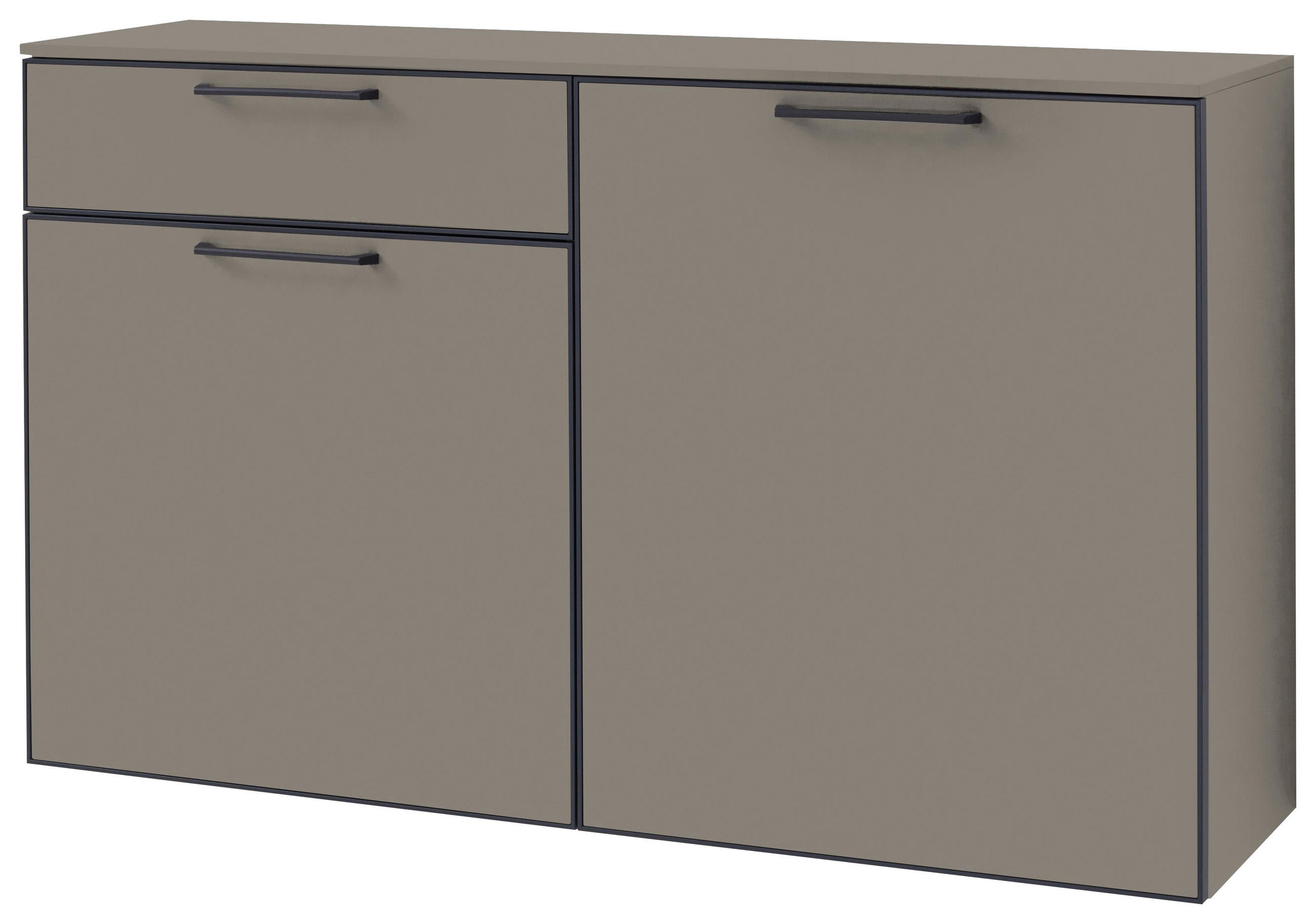 HÄNGESCHUHSCHRANK Anthrazit, Fango - Fango/Anthrazit, Design, Holzwerkstoff/Metall (125/76/37cm)