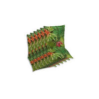 SESSELAUFLAGENSET Blätter  - Dunkelgrün/Hellgrün, Basics, Textil (50/7/100cm)