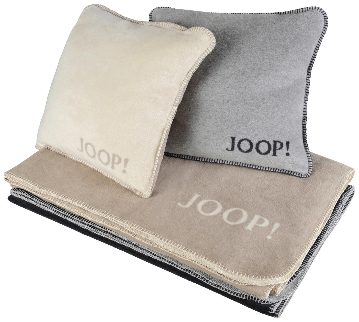 PLAID 150/200 cm  - Sandfarben, Design, Textil (150/200cm) - Joop!