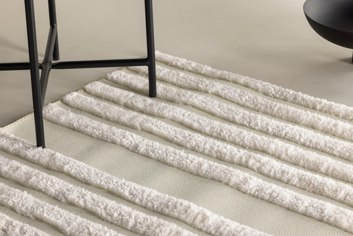 HOCHFLORTEPPICH 290/200 cm Weiß  - Weiß, LIFESTYLE, Textil (290/200cm) - P & B