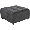 SOFAELEMENT Struktur Anthrazit  - Anthrazit/Schwarz, Design, Holz/Kunststoff (84/48/84cm) - MID.YOU
