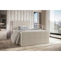 BOXBETT 100/200 cm  in Beige  - Beige, KONVENTIONELL, Kunststoff/Textil (100/200cm) - Boxxx