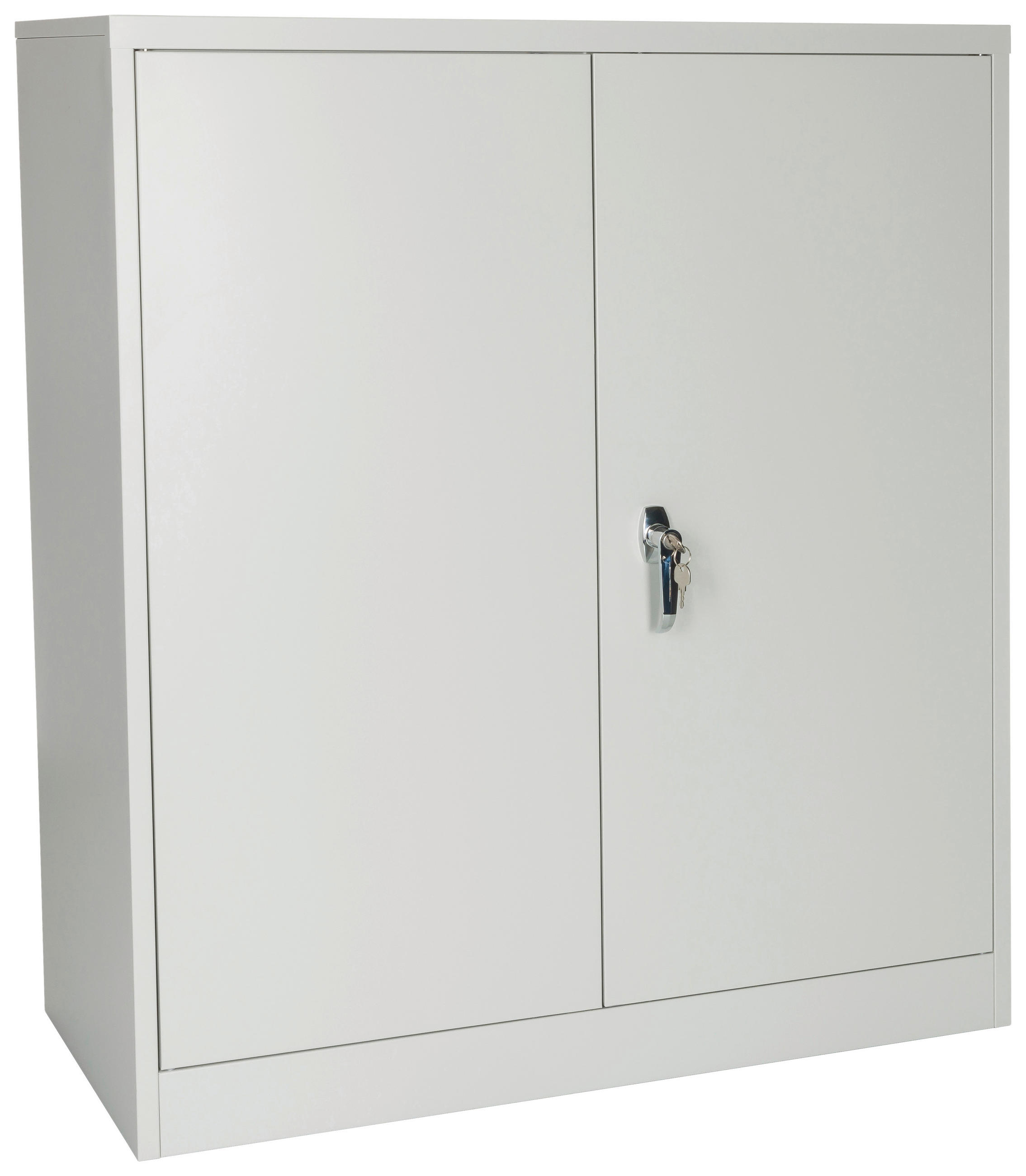 AKTENSCHRANK Hellgrau  - Hellgrau, Basics, Metall (90/105/40cm) - MID.YOU