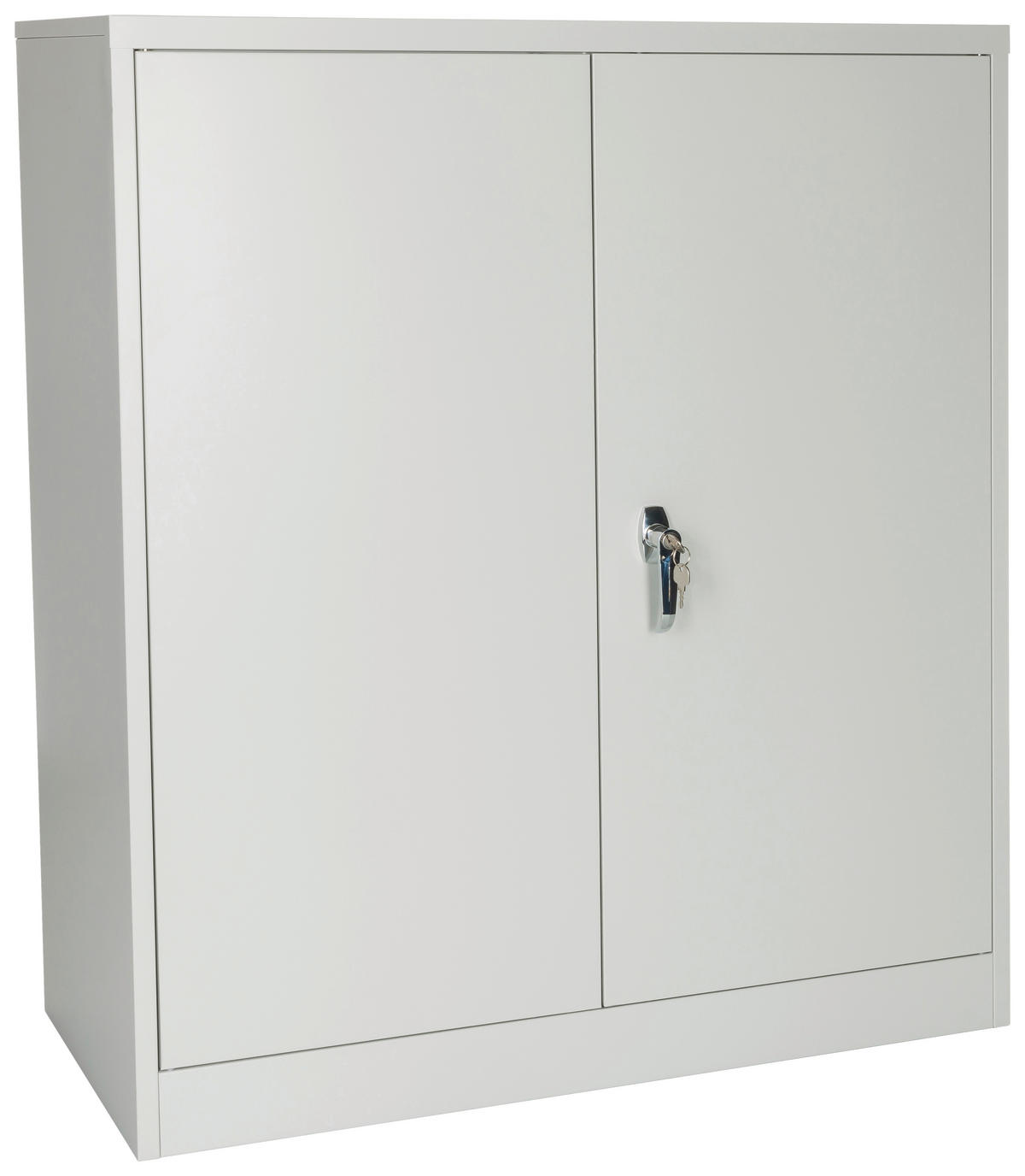 AKTENSCHRANK Hellgrau  - Hellgrau, Basics, Metall (90/105/40cm) - MID.YOU