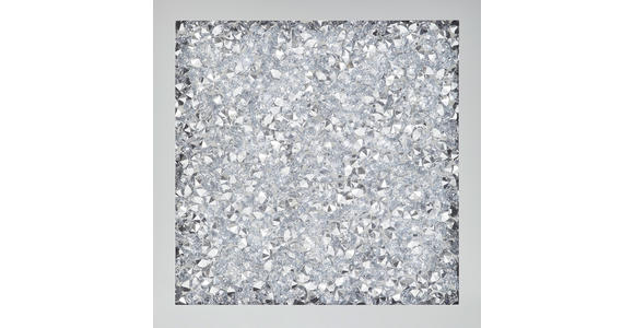 BEISTELLTISCH Freiform Silberfarben  - Silberfarben, Trend, Glas/Holzwerkstoff (30/50/30cm) - Xora