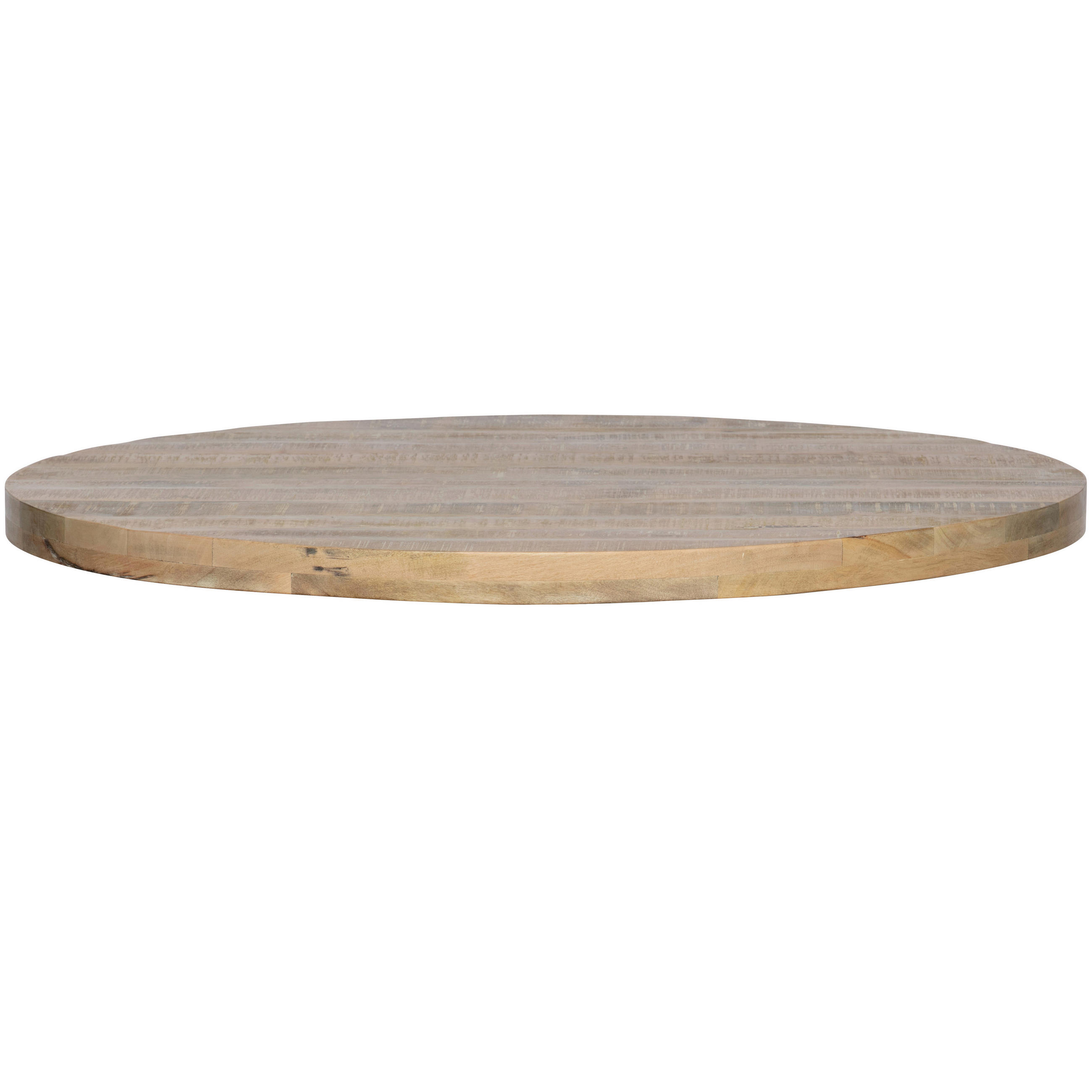 TISCHPLATTE Mangoholz Naturfarben  - Naturfarben, MODERN, Holz (120/120/5,5cm) - Livetastic