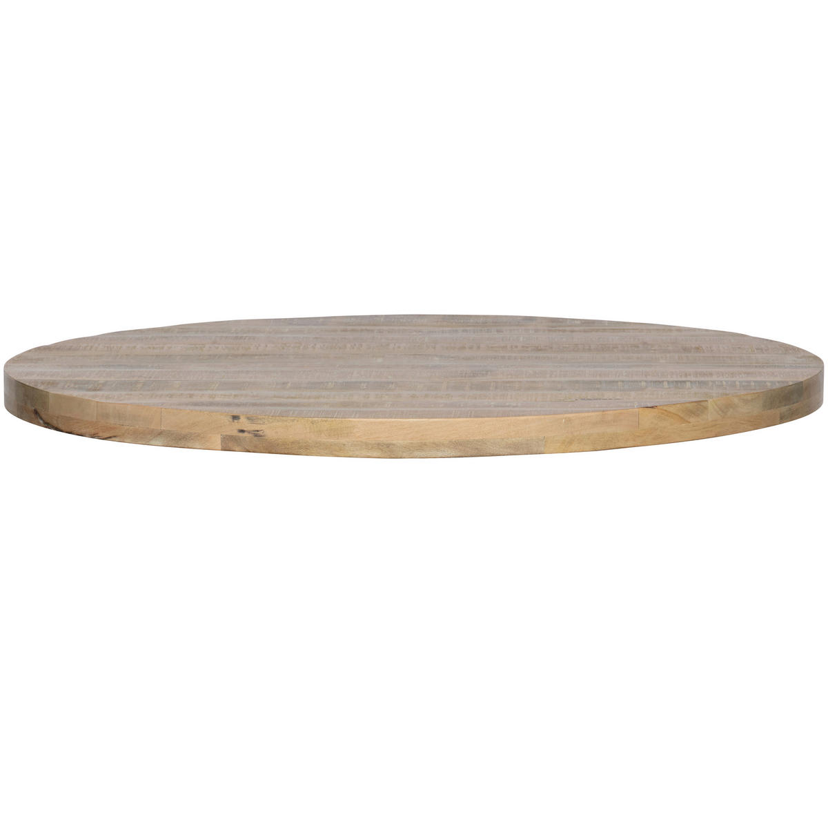 TISCHPLATTE Mangoholz Naturfarben  - Naturfarben, MODERN, Holz (120/120/5,5cm) - Livetastic