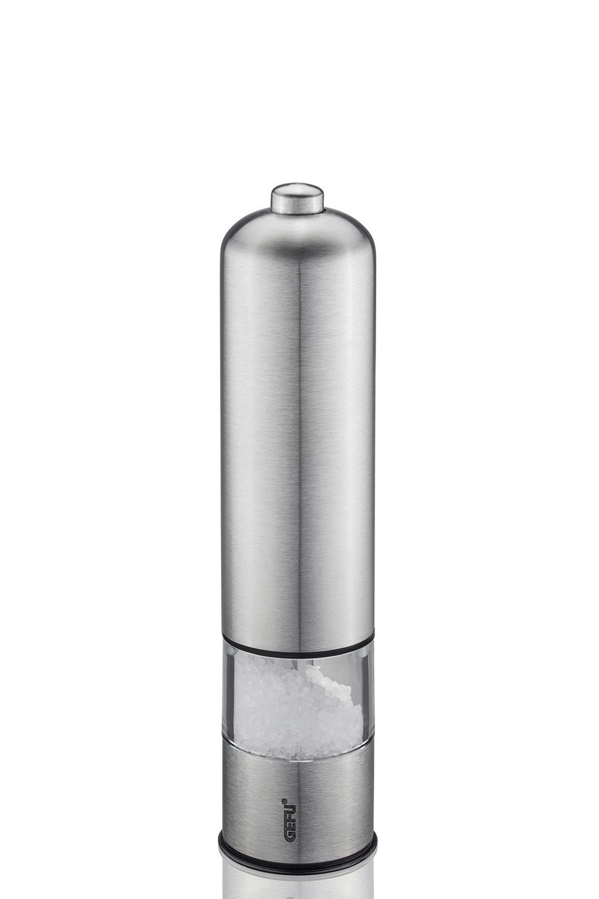 ELEKTRIČNI MLIN ZA SO/BIBER - boja nerđajućeg čelika, Osnovno, metal/plastika (5,1/23cm) - Gefu