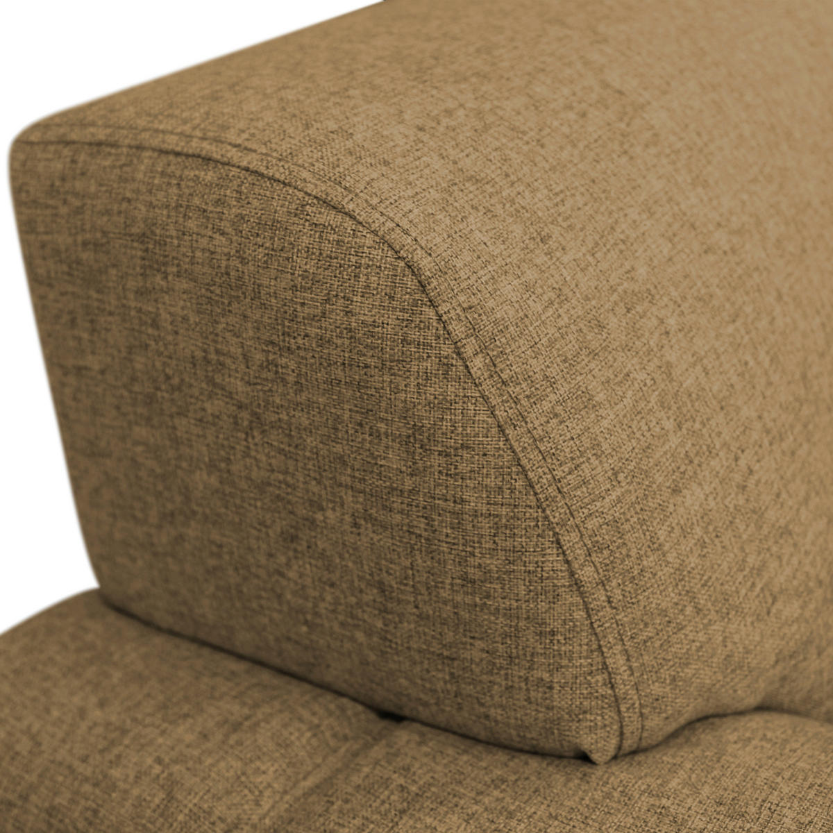 ECKSOFA Gelb Flachgewebe  - Gelb/Silberfarben, Design, Kunststoff/Textil (266/266cm) - Livetastic