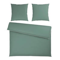 BETTWÄSCHE Calla Flachgewebe 200/200 cm  - Salbeigrün, Basics, Textil (200/200cm) - Dieter Knoll