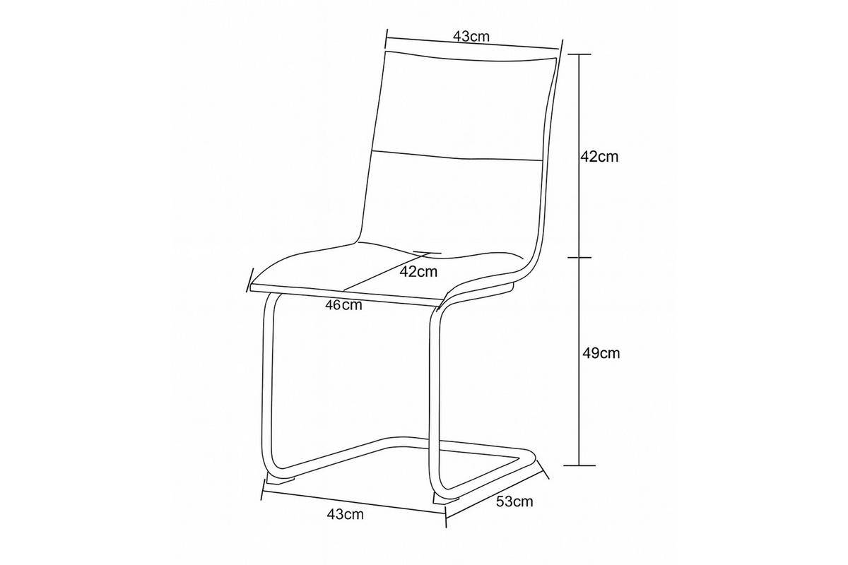 SCHWINGSTUHL-SET 2 Stück  in Webstoff  - Anthrazit/Schwarz, MODERN, Textil/Metall (46/89/57cm) - MID.YOU