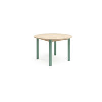 ESSTISCH in Metall, Holzwerkstoff 120/120/76 cm  - Hellbraun/Salbeigrün, Natur, Holzwerkstoff/Metall (120/120/76cm) - Tom Tailor