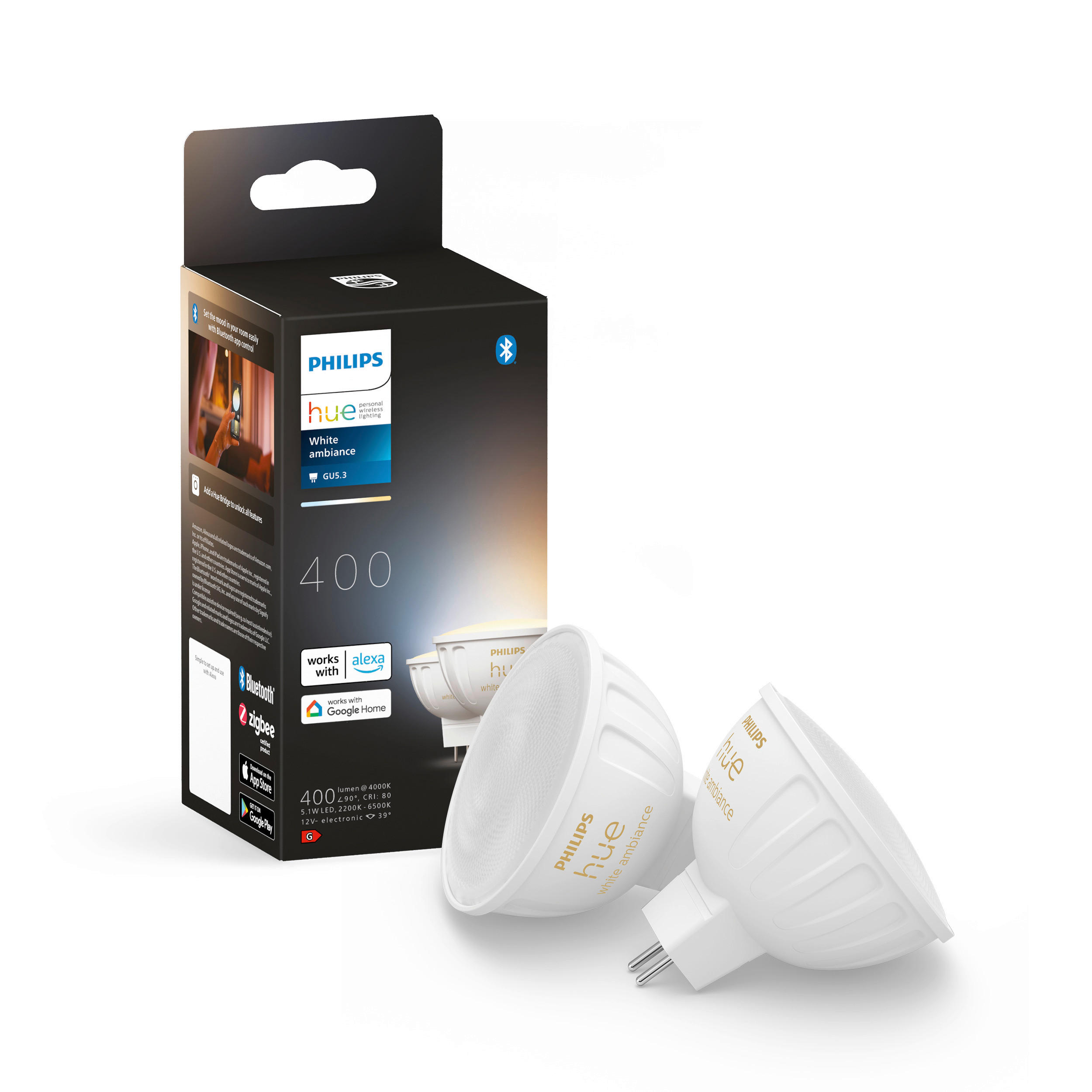 LEUCHTMITTEL - Basics (5/4,9/5cm) - Philips HUE