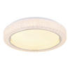 STROPNA LED-SVETILKA   //3000 K/230 V/ - barve kroma/opal, Konvencionalno, kovina/umetna masa (40/8cm) - Globo