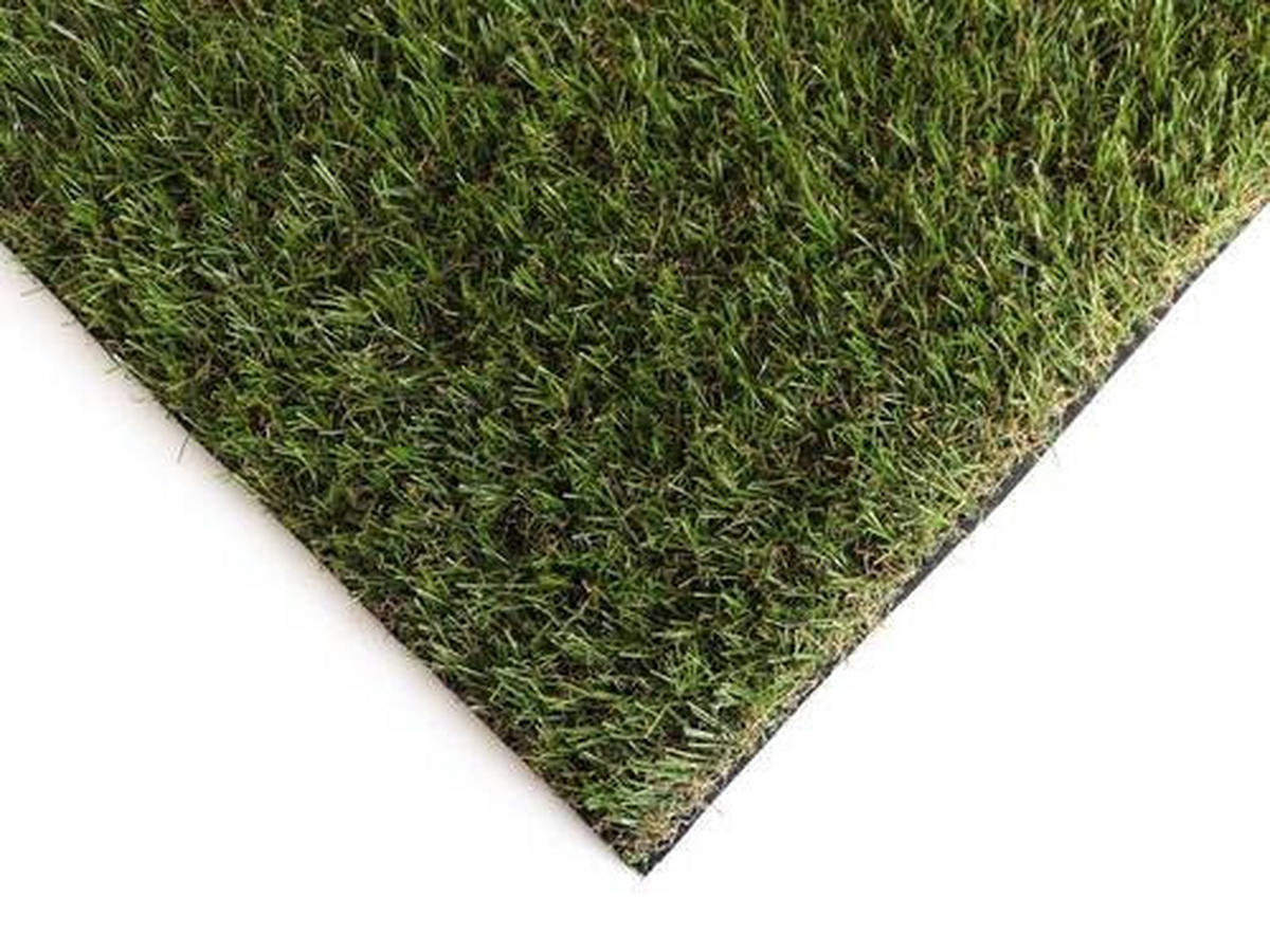 RASENTEPPICH - Grün, Basics, Kunststoff (400/1250cm)
