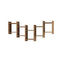 WANDREGAL 151/64/20 cm  - Eichefarben, Design, Holzwerkstoff (151/64/20cm) - Livetastic