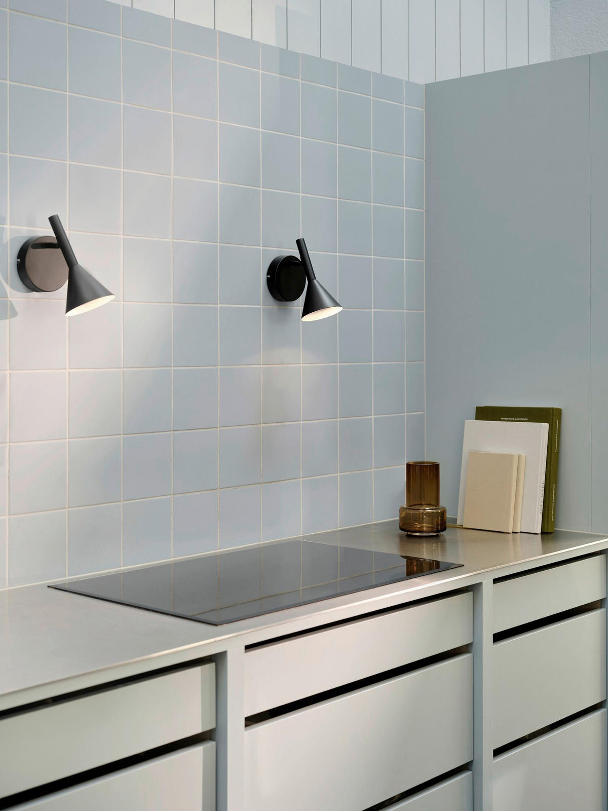 WANDLEUCHTE Kelvis 19/12/22 cm  - Schwarz, Design, Metall (19/12/22cm) - Nordlux