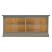 SIDEBOARD UrbanClass  in 190,5/82/49 cm  - Grau/Honig, LIFESTYLE, Glas/Holz (190,5/82/49cm) - Livetastic
