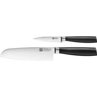 MESSERSET Crave 2-teilig  - Edelstahlfarben/Schwarz, Basics, Kunststoff/Metall (43,4/10,3/3,4cm) - Zwilling