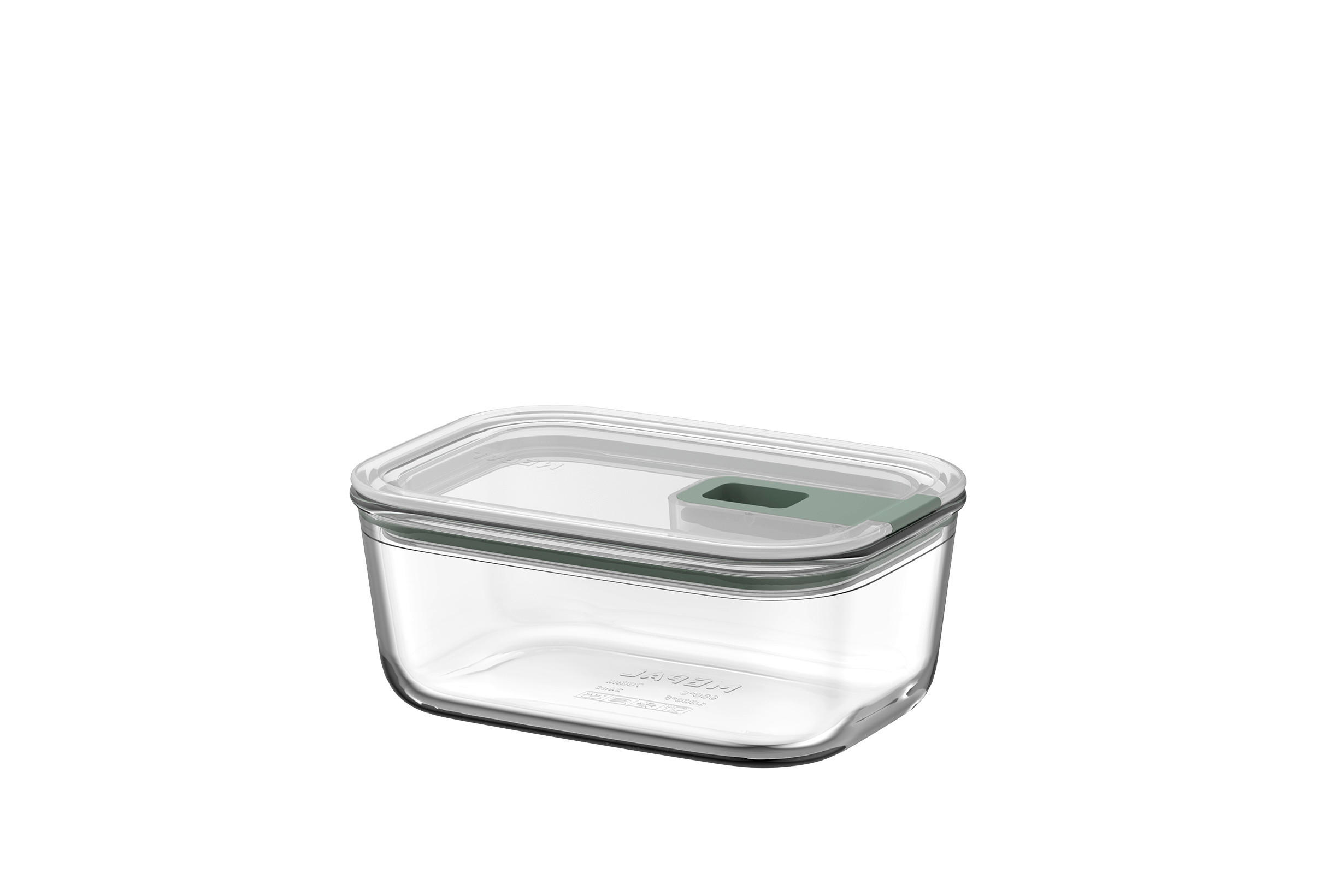 Mepal Frischhaltedose Easyclip Klar, Salbeigrün 11.9x7.0x16.7 cm