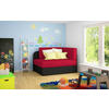 JUGEND- UND KINDERSOFA in Textil Rot, Schwarz  - Rot/Schwarz, Design, Kunststoff/Textil (104/60/75cm) - MID.YOU