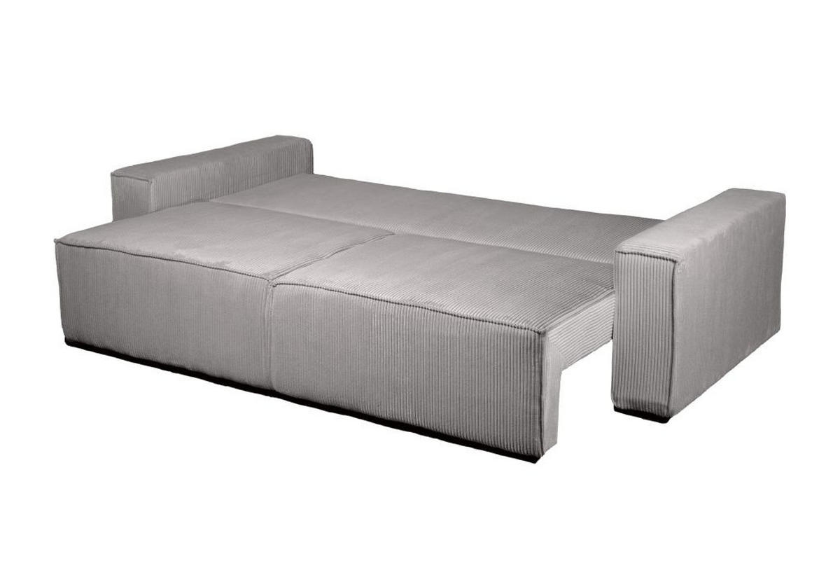 TROSJED tekstil  siva    - siva/crna, Moderno, tekstil/plastika (244/105cm) - Hom`in