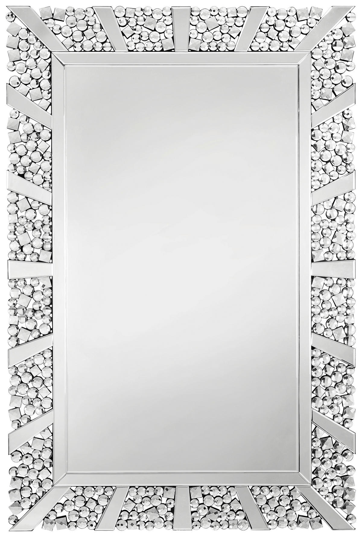 ZIDNO OGLEDALO  120/80/2 cm     - srebrna, Lajfstajl, staklo/pločasti materijal (120/80/2cm) - Xora