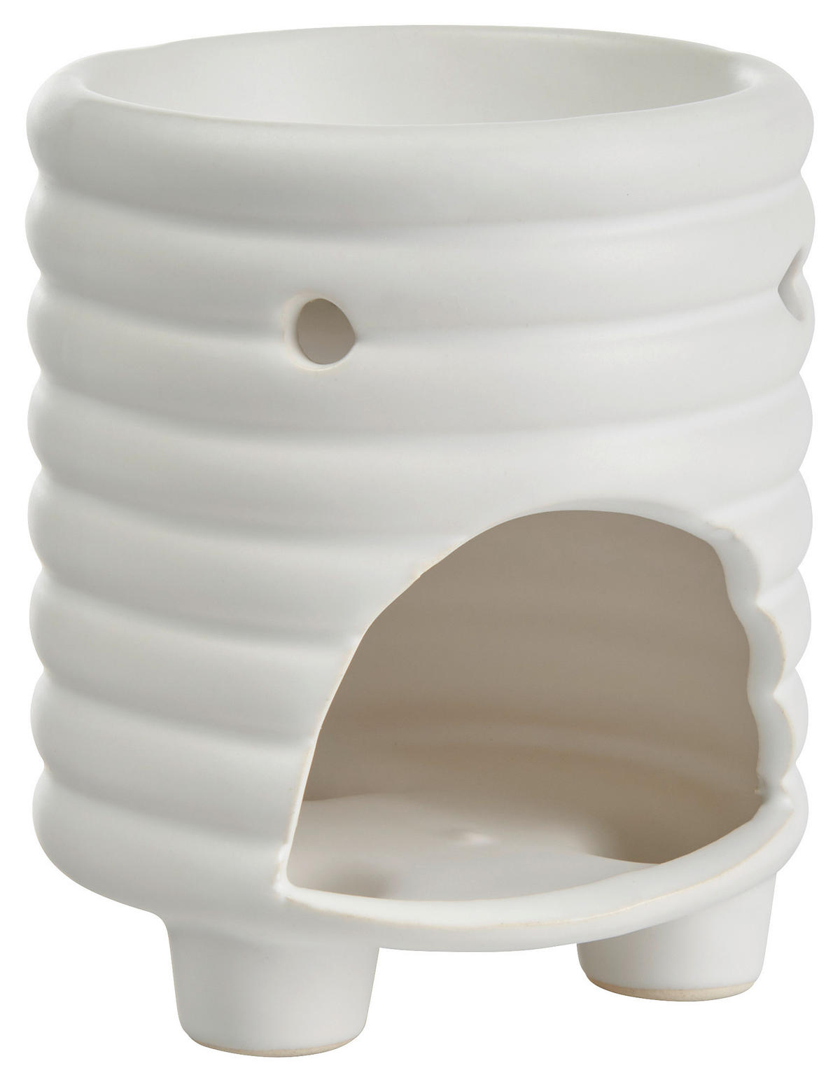 DUFTLAMPE 9/11 cm  - Weiß, Basics, Keramik (9/11cm)