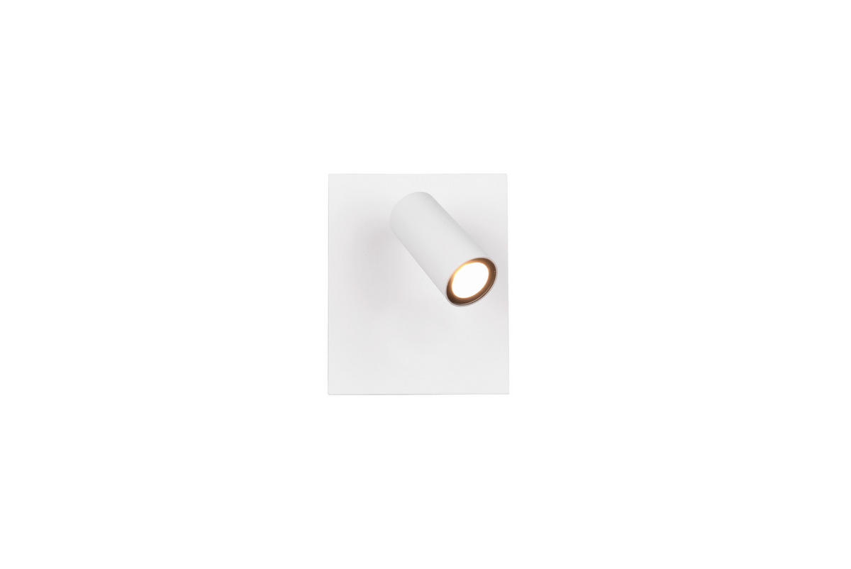 ZUNANJA STENSKA SVETILKA  TUNGA             - bela, Basics, kovina (16,0/13,00/13,0cm)