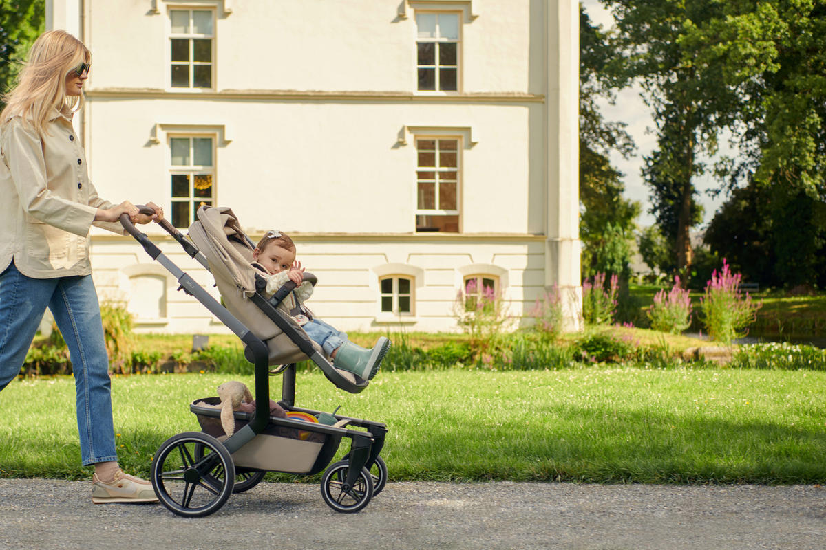 KINDERWAGEN Day 5  - Schwarz, Basics, Textil/Metall (94/60/113cm) - Joolz
