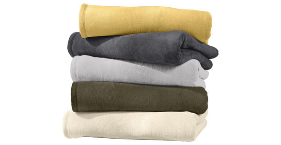 PLAID Melanie 150/200 cm - Silberfarben, Basics, Textil (150/200cm) - Novel