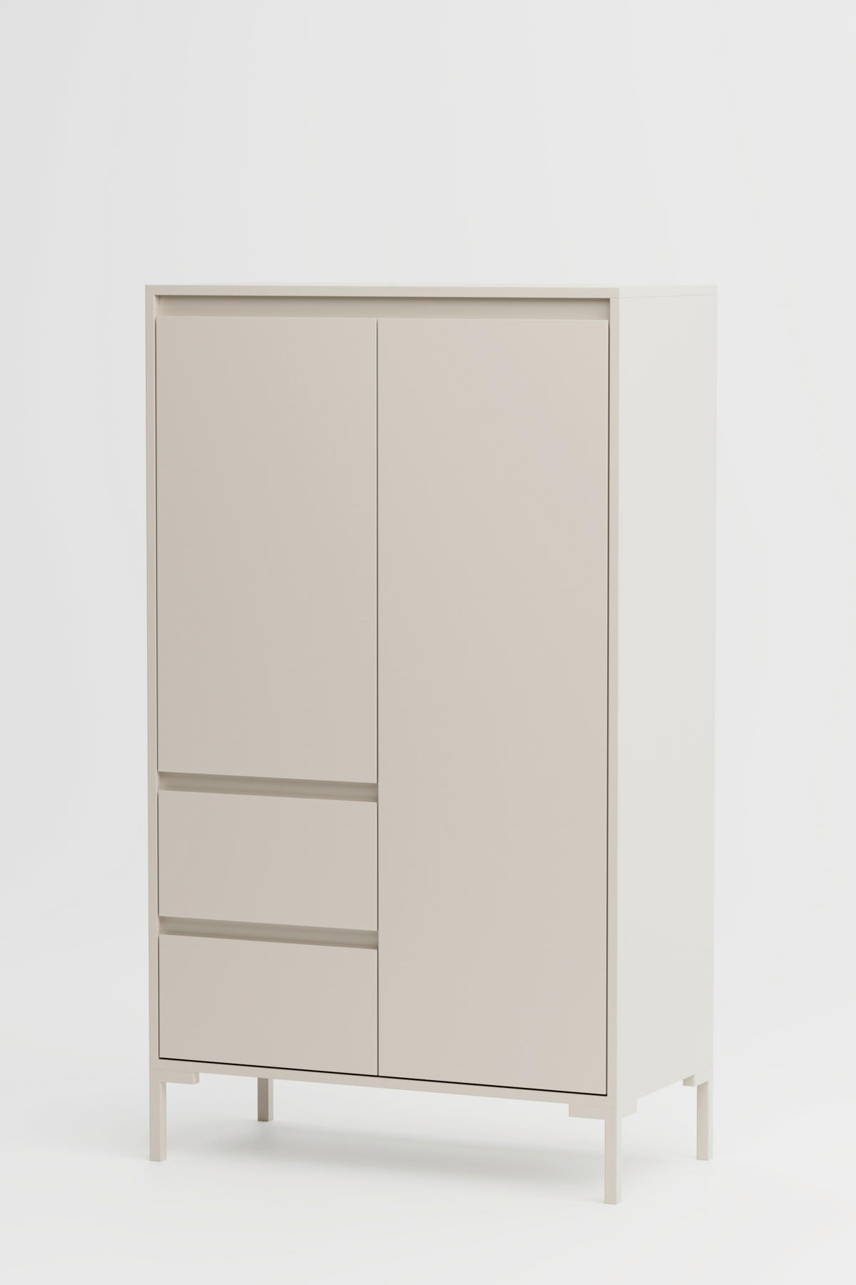 HIGHBOARD 81/139/40 cm  - Kaschmir, Design, Holzwerkstoff/Metall (81/139/40cm) - MID.YOU