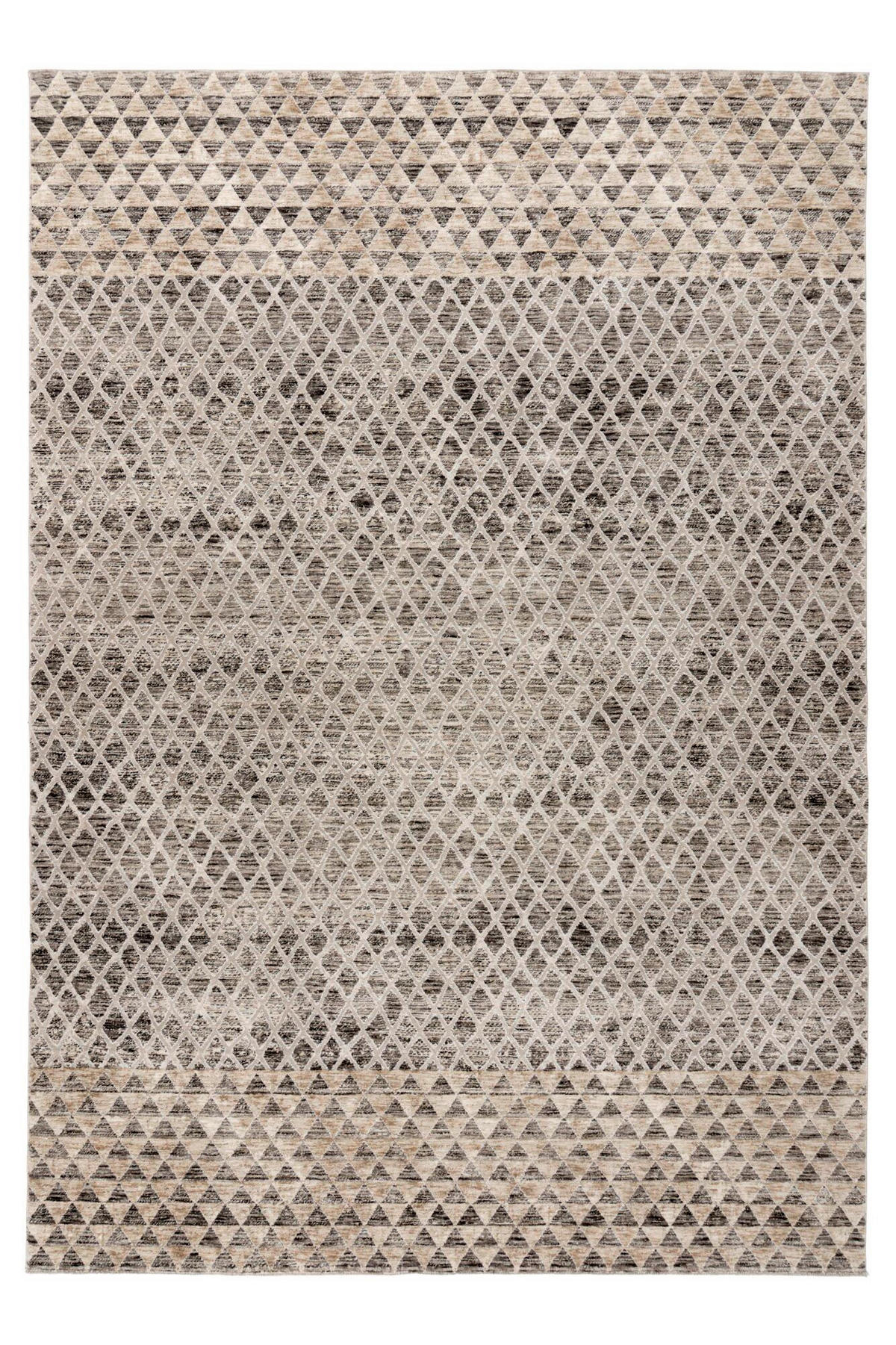 FLACHWEBETEPPICH 80/150 cm Grau rechteckig  - Grau, Basics, Textil (80/150cm) - Kayoom