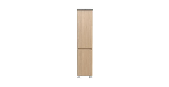MIDISCHRANK 30/131/35 cm  - Sandfarben/Eichefarben, KONVENTIONELL, Holzwerkstoff/Kunststoff (30/131/35cm) - Xora