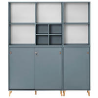 AKTENSCHRANK Petrol  - Petrol, MODERN, Holzwerkstoff (151,05/175,2/41cm) - MID.YOU