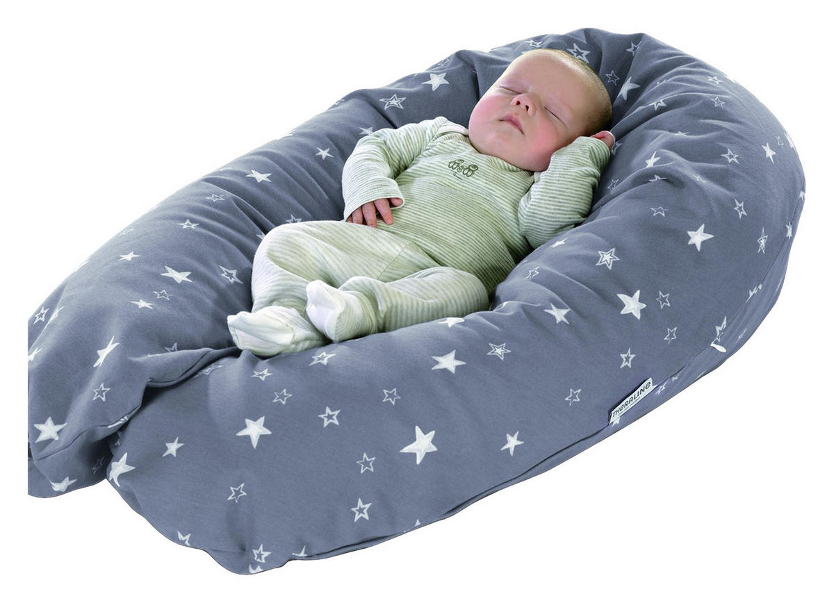 BLAZINA ZA DOJENJE  Sternenhimmel         190 cm   - siva, Basics, tekstil (190cm) - Theraline