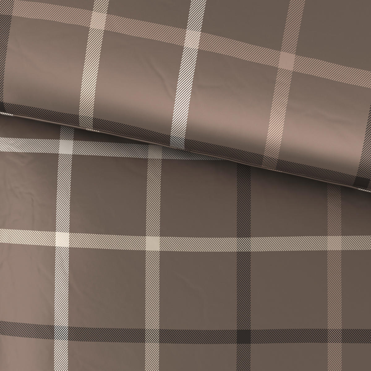 ÁGYNEMŰHUZAT-GARNITÚRA 140/200 cm  - barna, Konventionell, textil (140/200cm) - Esposa