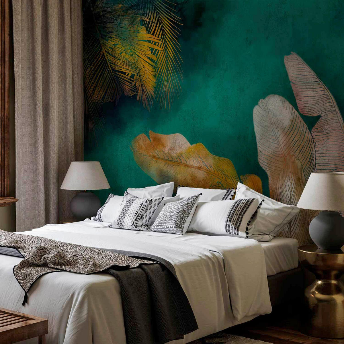 FOTOTAPETE  - Cognac/Beige, LIFESTYLE, Textil (400/280cm) - artgeist