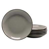 DESSERTTELLERSET 21 cm  - Grau, Trend, Keramik (21cm) - Creatable