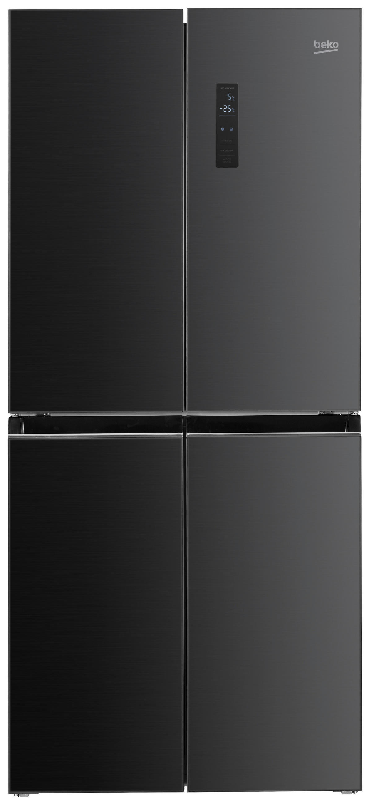 SIDE-BY-SIDE 79/18/70 cm FDR5100  - Silberfarben, Basics, Metall (79/18/70cm) - Beko
