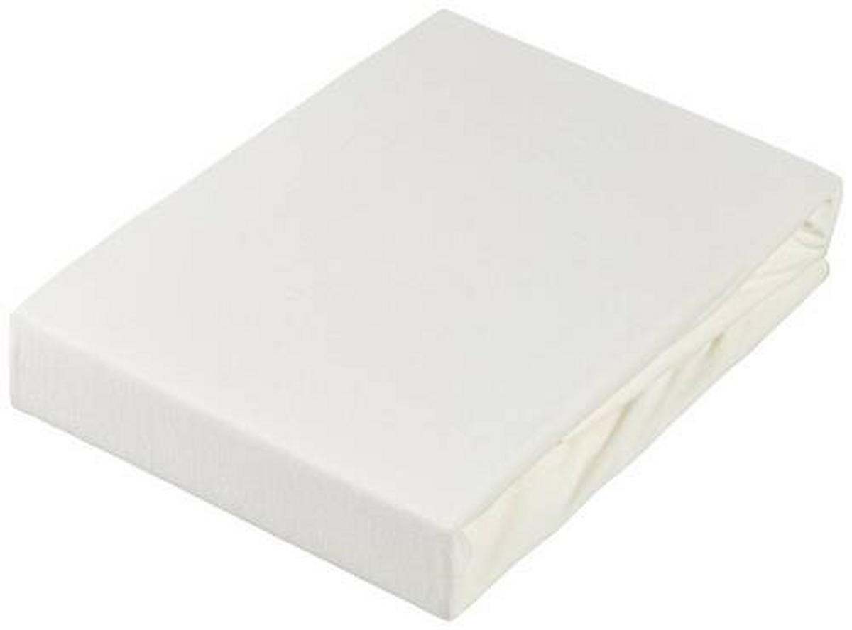 TOPPER-SPANNLEINTUCH 180/220 cm Jersey  - Creme, KONVENTIONELL, Textil (180/220cm) - Novel
