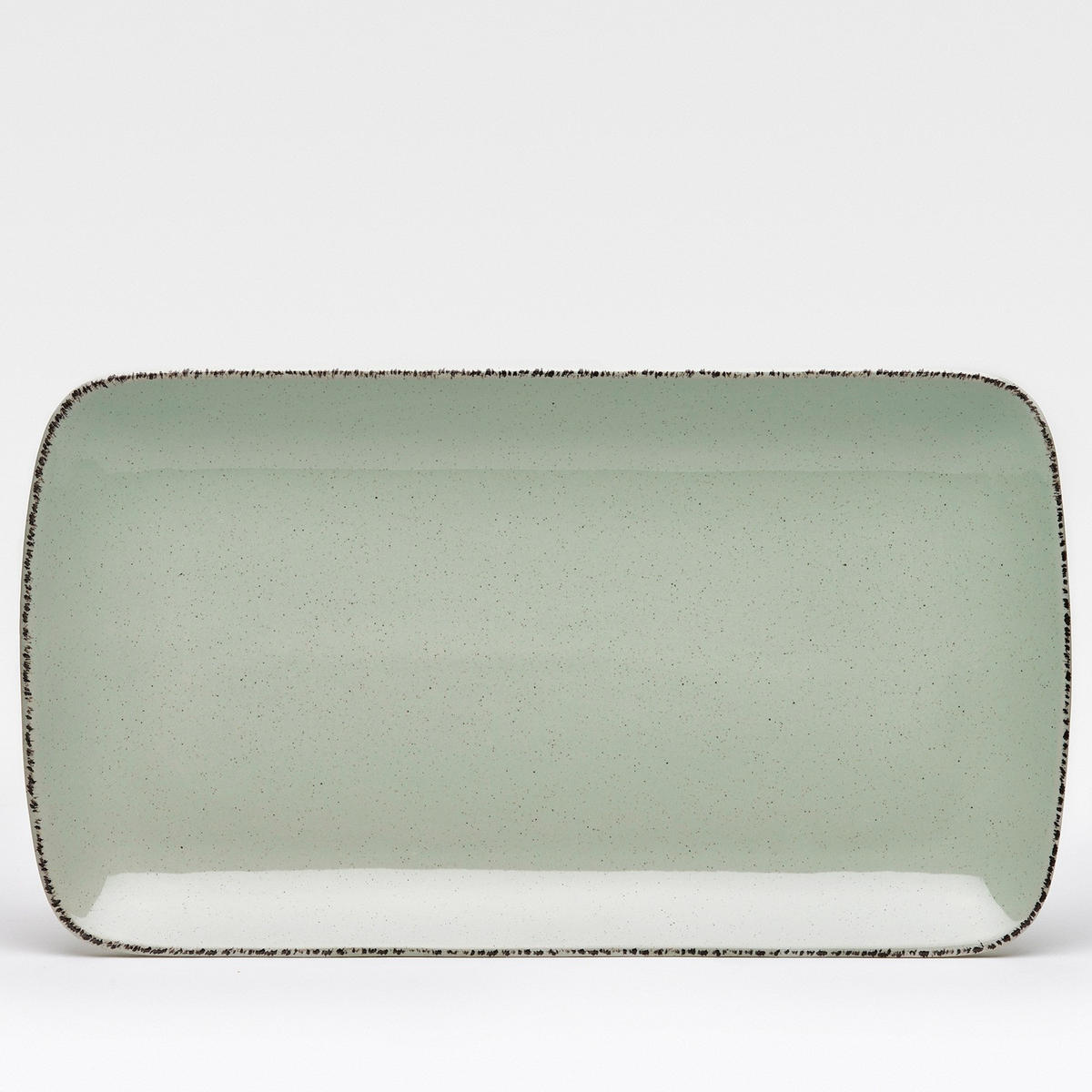 SERVIERPLATTEN-SET Urban 4-teilig  - Grün, Basics, Keramik (35,5/2,5/20cm) - Van Well