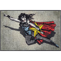 FUßMATTE  50/75 cm  Grau  - Grau, Trend, Kunststoff/Textil (50/75cm) - wash+dry