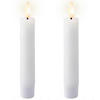 KERZE MIT LED 2,2/14,5 cm  - Weiß, Basics, Naturmaterialien/Kunststoff (2,2/14,5cm) - Ambia Home
