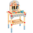 KINDERWERKBANK  - Multicolor, Basics, Holz/Kunststoff (45,5/30/76,5cm) - My Baby Lou