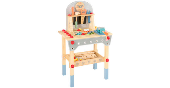 KINDERWERKBANK  - Multicolor, Basics, Holz/Kunststoff (45,5/30/76,5cm) - My Baby Lou