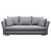 SCHLAFSOFA  in Webstoff Grau  - Silberfarben/Grau, Design, Kunststoff/Textil (235/83/106cm) - MID.YOU