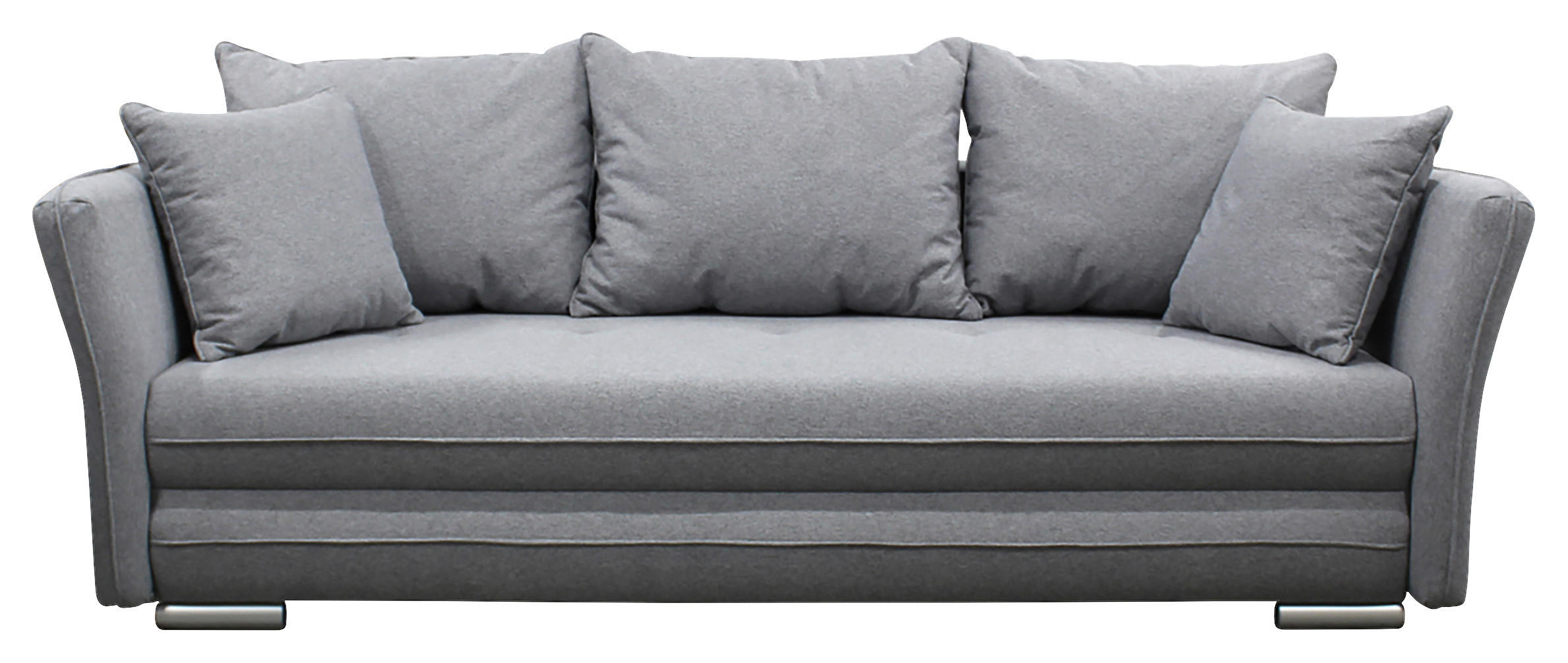 Mid.you Schlafsofa Grau 235x83x106 cm